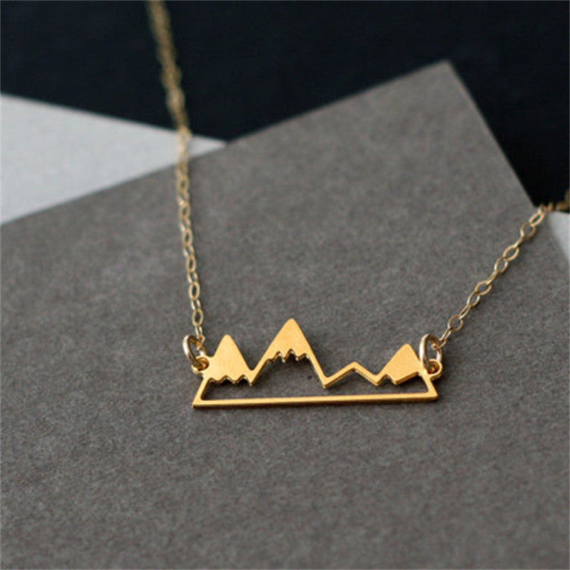 Small Jewelry Mountain Hollow Snow Clavicle Necklaces