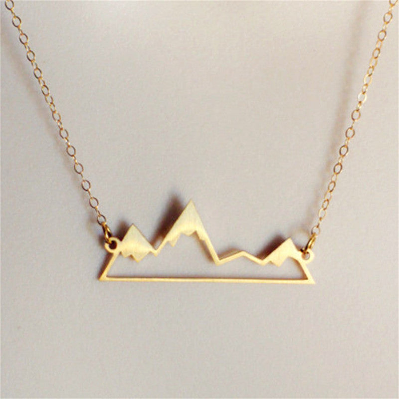 Small Jewelry Mountain Hollow Snow Clavicle Necklaces