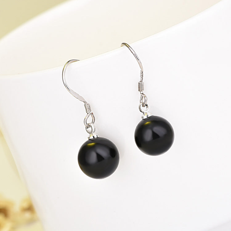 Stars Triangle Round Long Pearl Geometric String Earrings