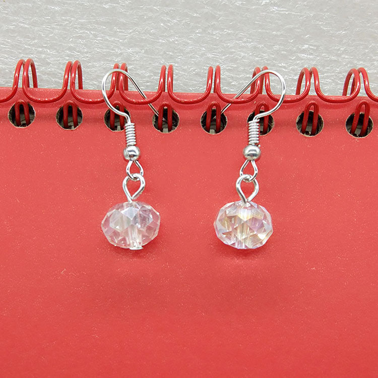 Goods Tassel Simple Artificial Pearl Crystal Earrings