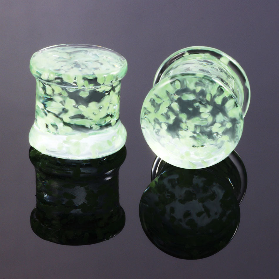 Glass Auricle Luminous Ear Amplifier Piercing Earrings