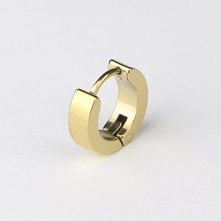 Trendy Titanium Steel Personalized Minority Dignified Ear Buckle