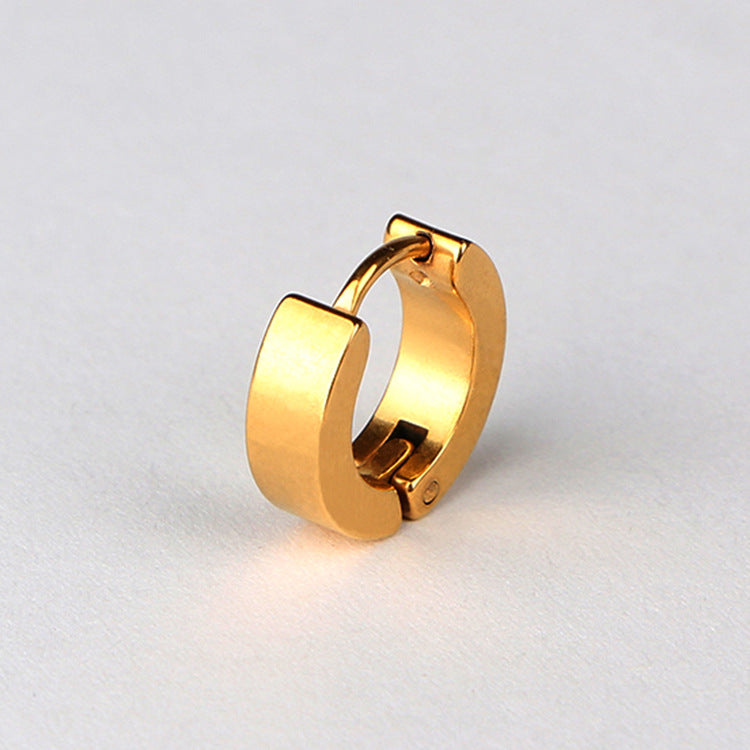 Trendy Titanium Steel Personalized Minority Dignified Ear Buckle