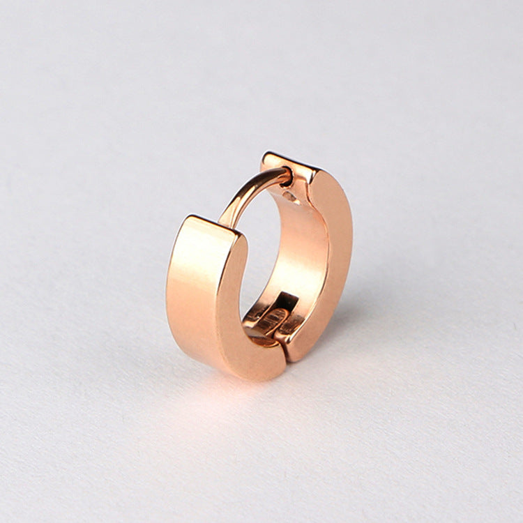 Trendy Titanium Steel Personalized Minority Dignified Ear Buckle