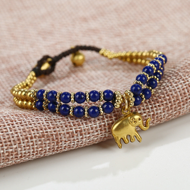 Women's Hand-woven Turquoise Vintage Animal Hand Bracelets