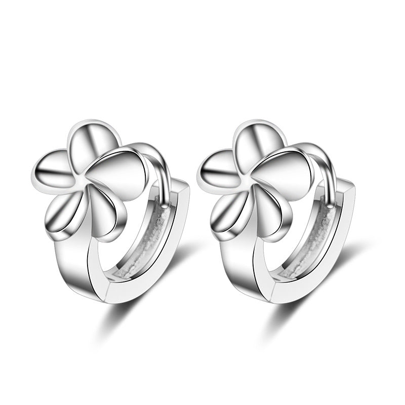 Slouchy Bauhinia Elegant Korean Style Clover Rings