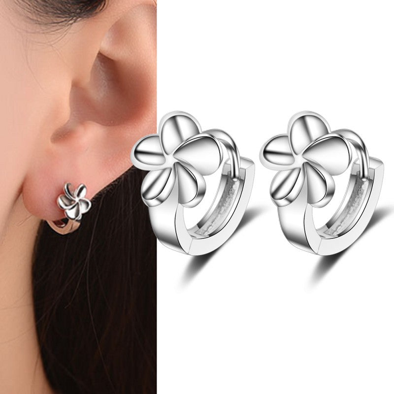 Slouchy Bauhinia Elegant Korean Style Clover Rings