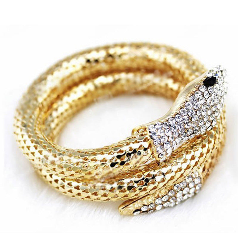 Ornament Snake Punk Exaggerated Fashion Full Bracelets