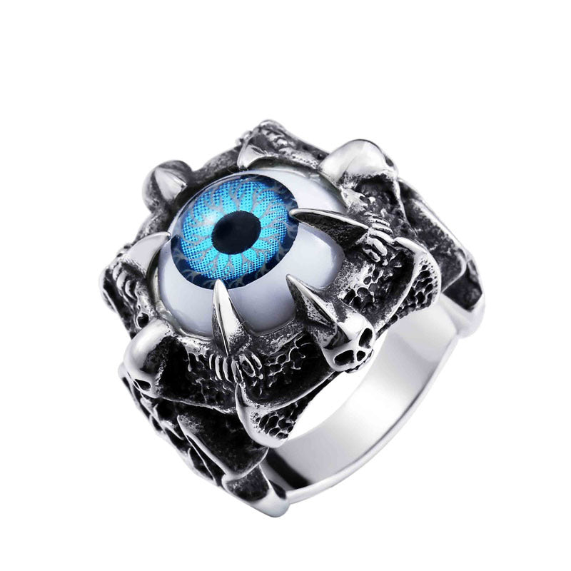 Men's Death Devil's Eye Personality Ornament Stainless Rings