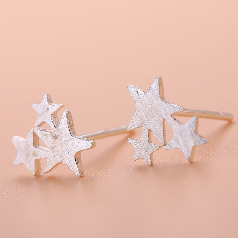 Graceful Petite Statement Cat Korean Style Stud Earrings