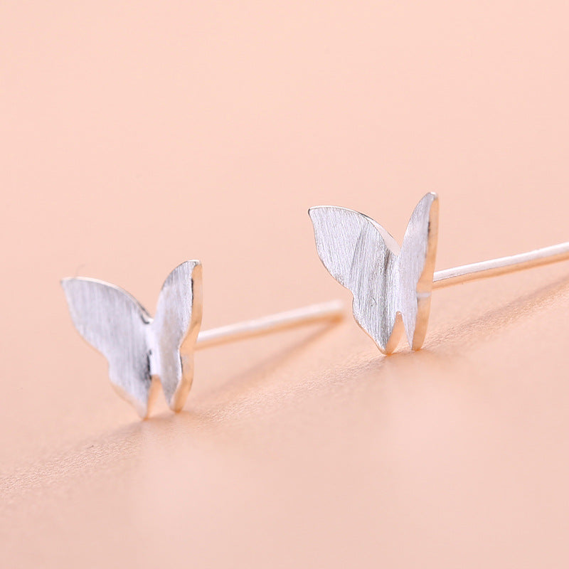 Graceful Petite Statement Cat Korean Style Stud Earrings