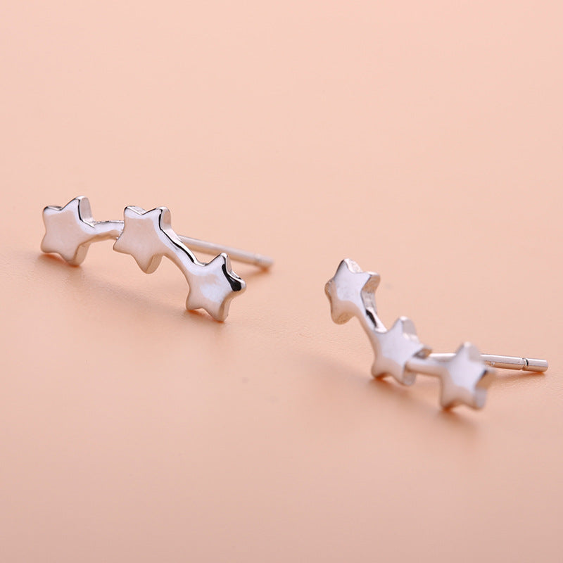 Graceful Petite Statement Cat Korean Style Stud Earrings