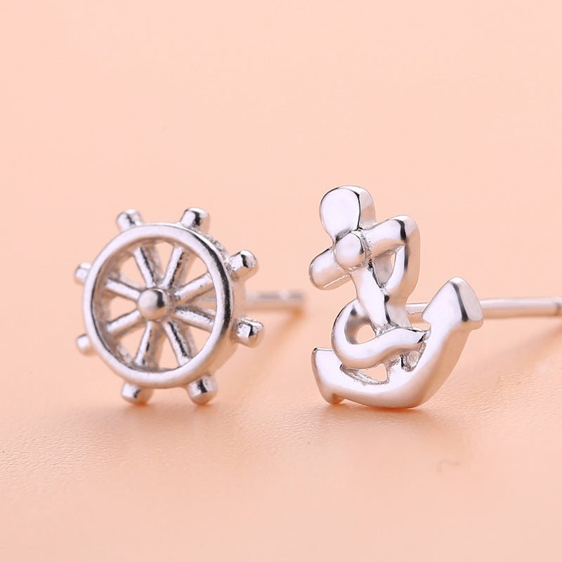 Graceful Petite Statement Cat Korean Style Stud Earrings