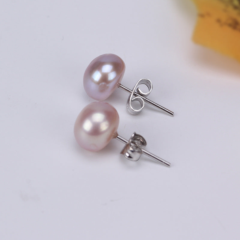 Women's Natural Freshwater Pearl Ear Female Fashion Stud Earrings
