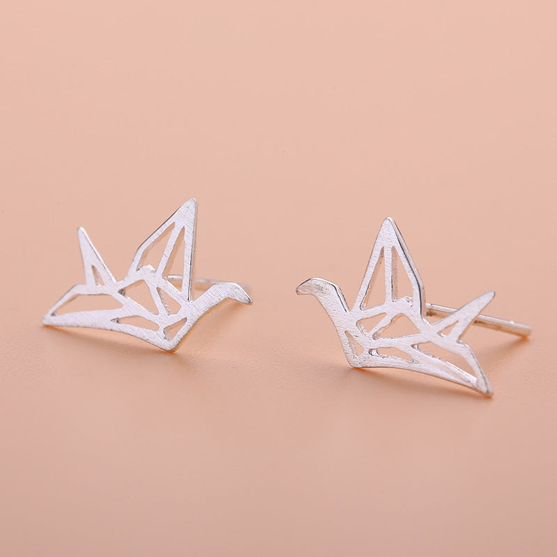 Graceful Petite Statement Cat Korean Style Stud Earrings