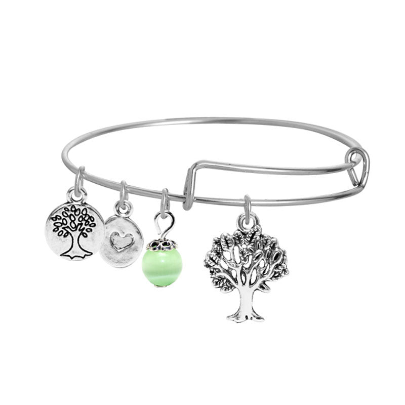 Tree Palm Starfish Shell Alloy Female Personality Iron Bracelet