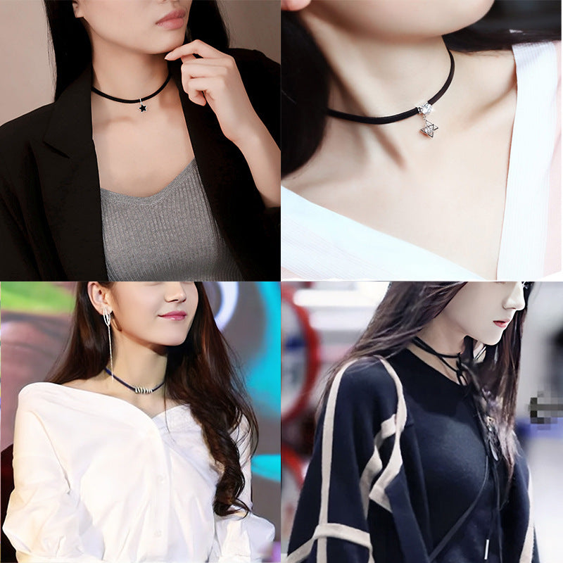 Sier Korean Female Accessories Popular Jewelry Necklaces