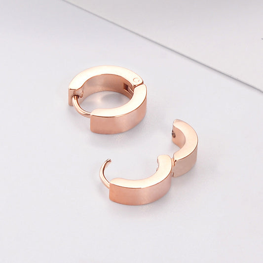 Trendy Titanium Steel Personalized Minority Dignified Ear Buckle