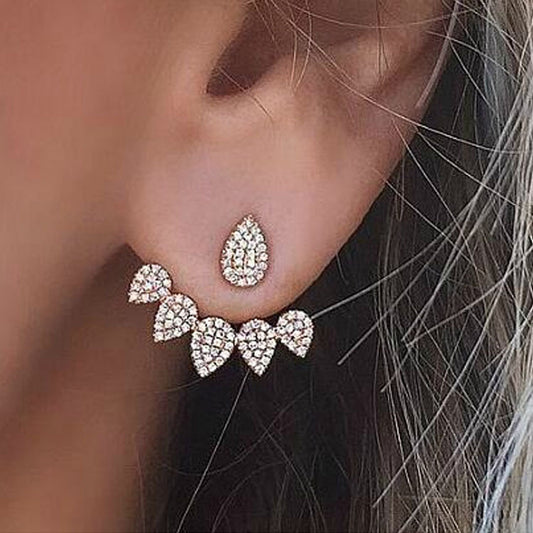 Popular Alloy Minimalist Geometric Drill Split Rings