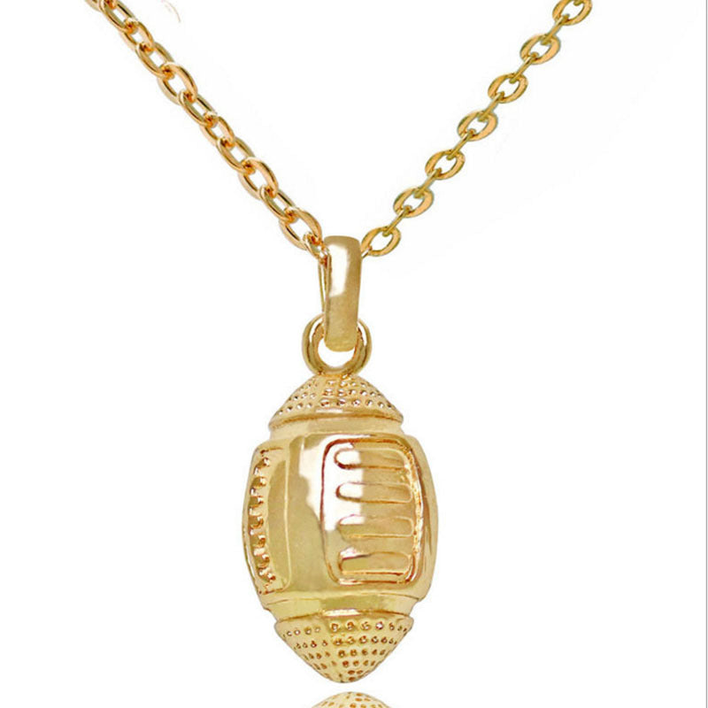 Men's Three-dimensional Basketball Sports Ball Trend Necklaces