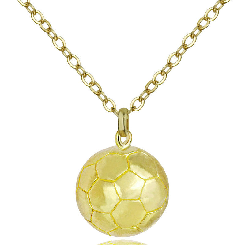 Men's Three-dimensional Basketball Sports Ball Trend Necklaces