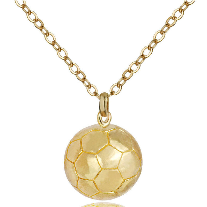 Men's Three-dimensional Basketball Sports Ball Trend Necklaces