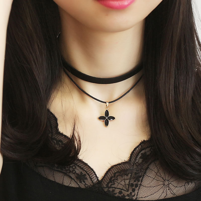 Sier Korean Female Accessories Popular Jewelry Necklaces