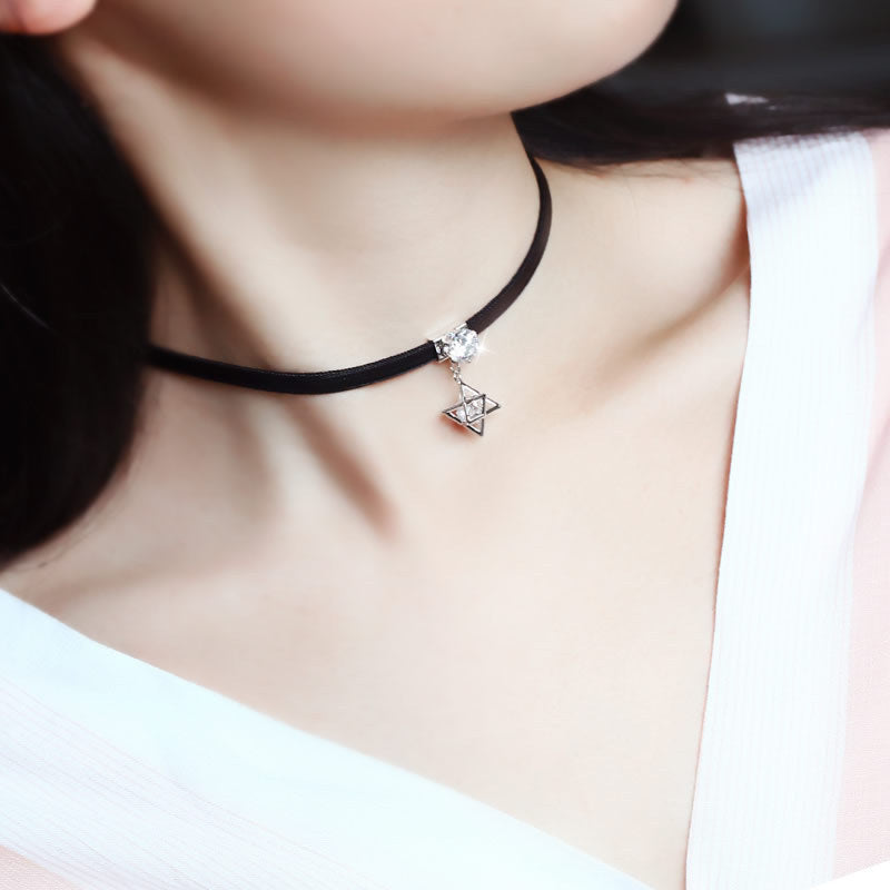 Sier Korean Female Accessories Popular Jewelry Necklaces