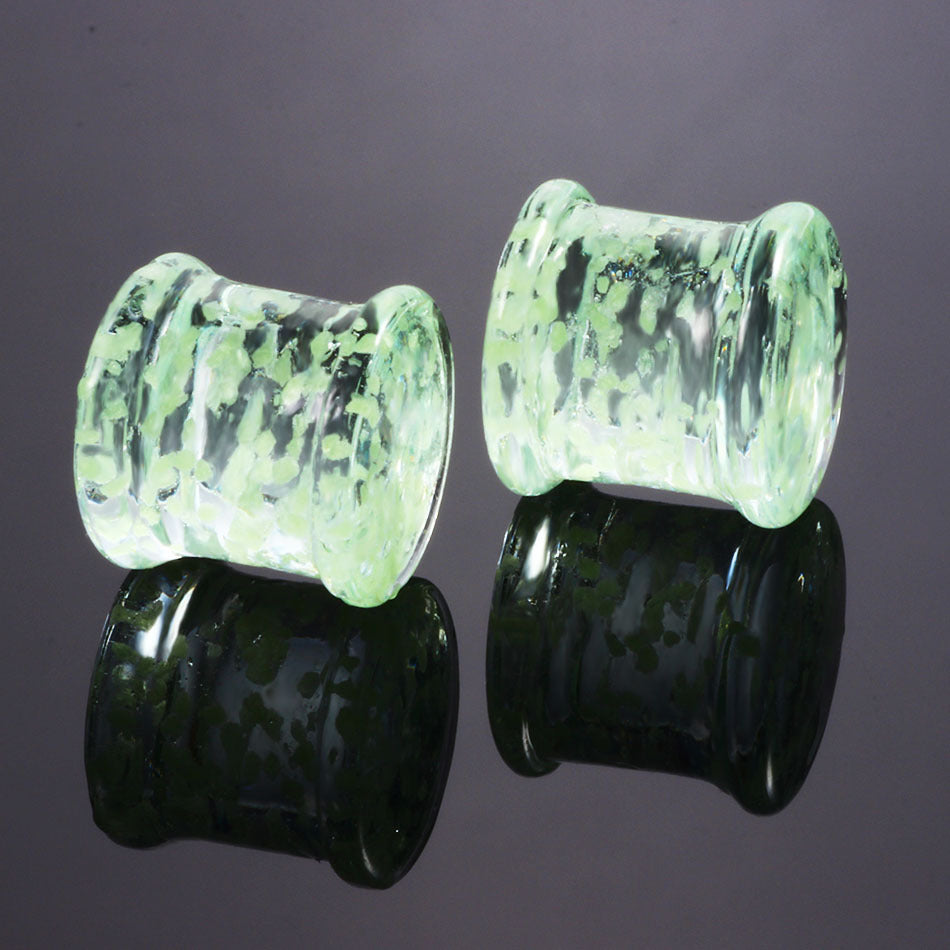 Glass Auricle Luminous Ear Amplifier Piercing Earrings