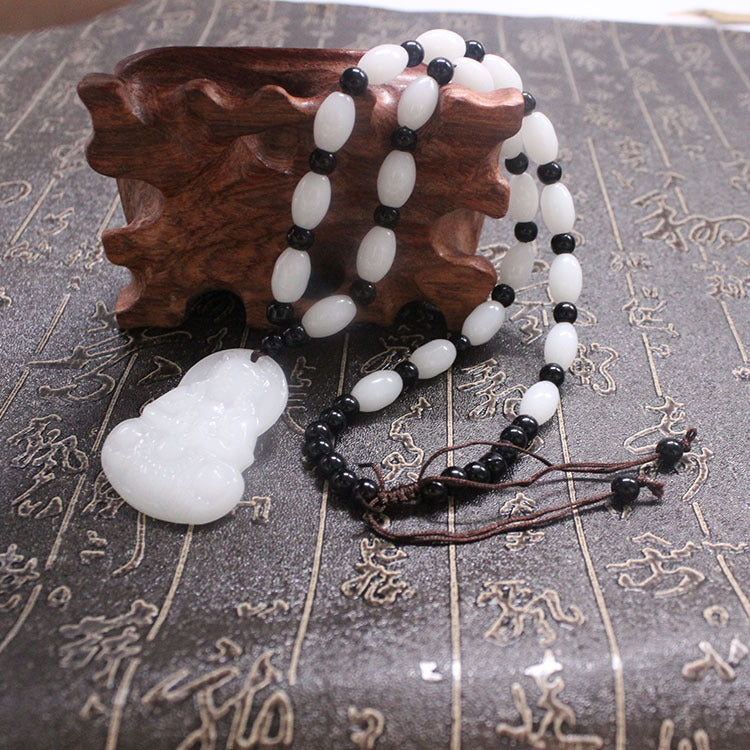 White Jade Goddess Buddha Stall Gift Pendants