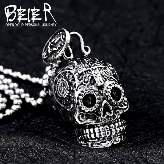 Men's Vintage Punk Style Ornament Titanium Steel Pendants