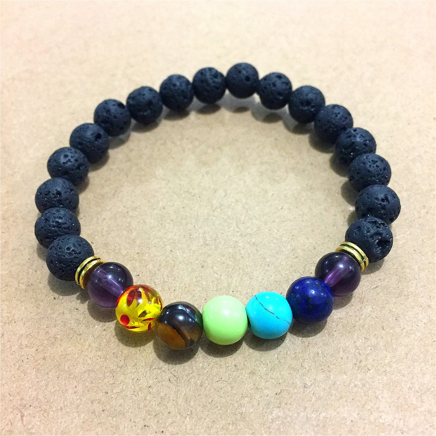 Women's Universe Galaxy Solar System Eight Planets Guard Natural Bracelet