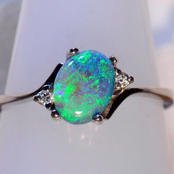 Women's Opal Ornament Couple Fashion Gemstone For Rings