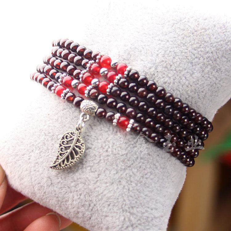 Women's Hand Plus Six Words Mantra Tibetan Buddha Beads Rings