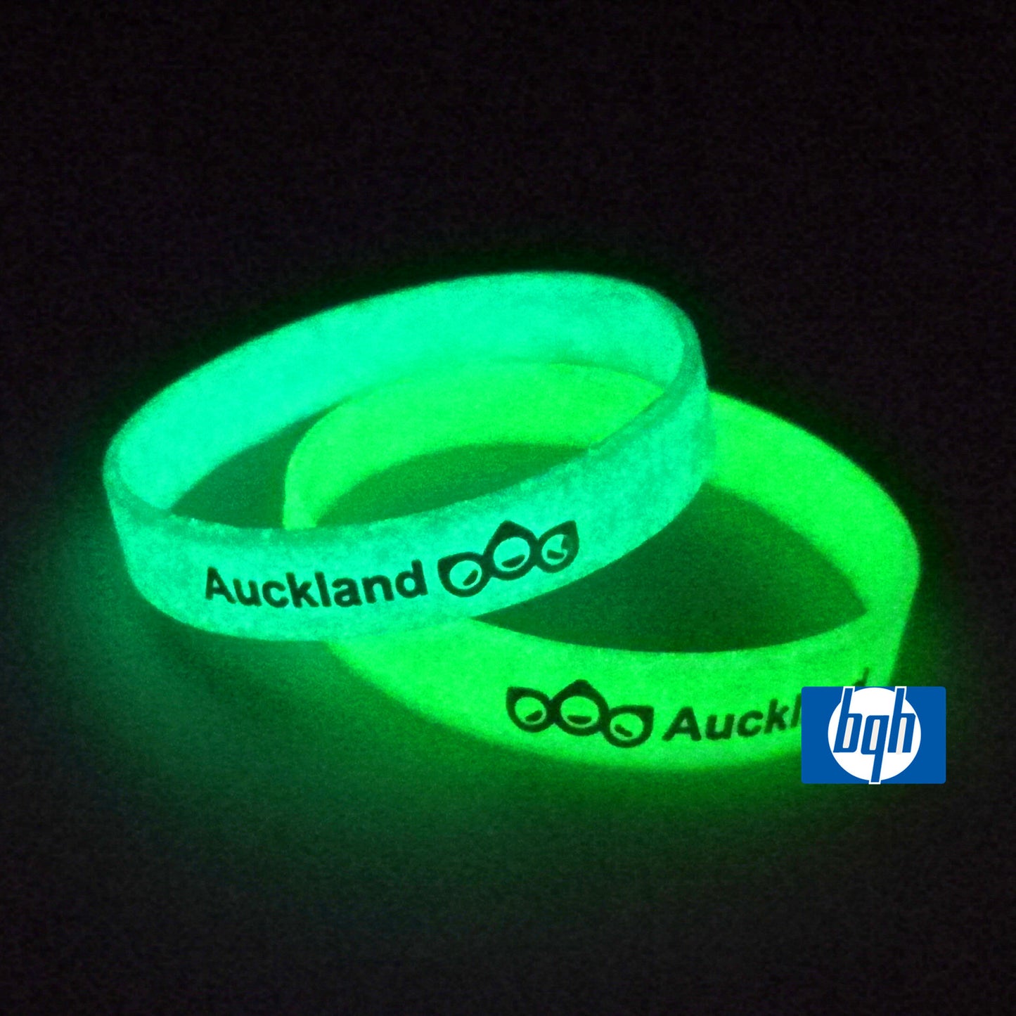 Running Printing Luminous Silicone Fashion Lettering Fluorescent Rubber Wrist Strap Bracelet