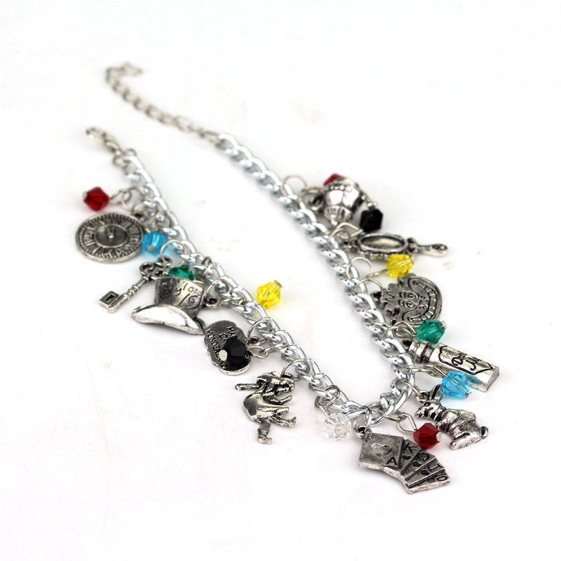 In Wonderland Fashion Creative Magic Mirror Key Bracelets