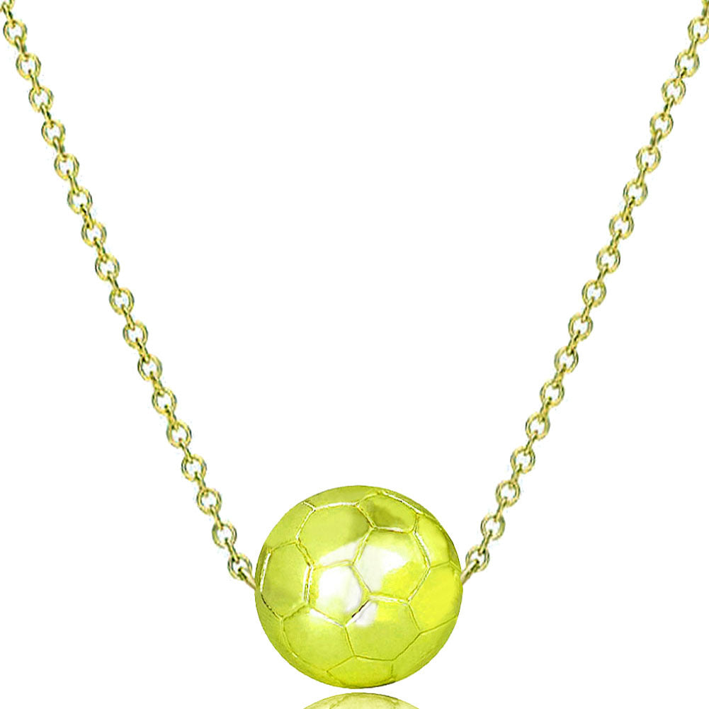 Men's Three-dimensional Basketball Sports Ball Trend Necklaces