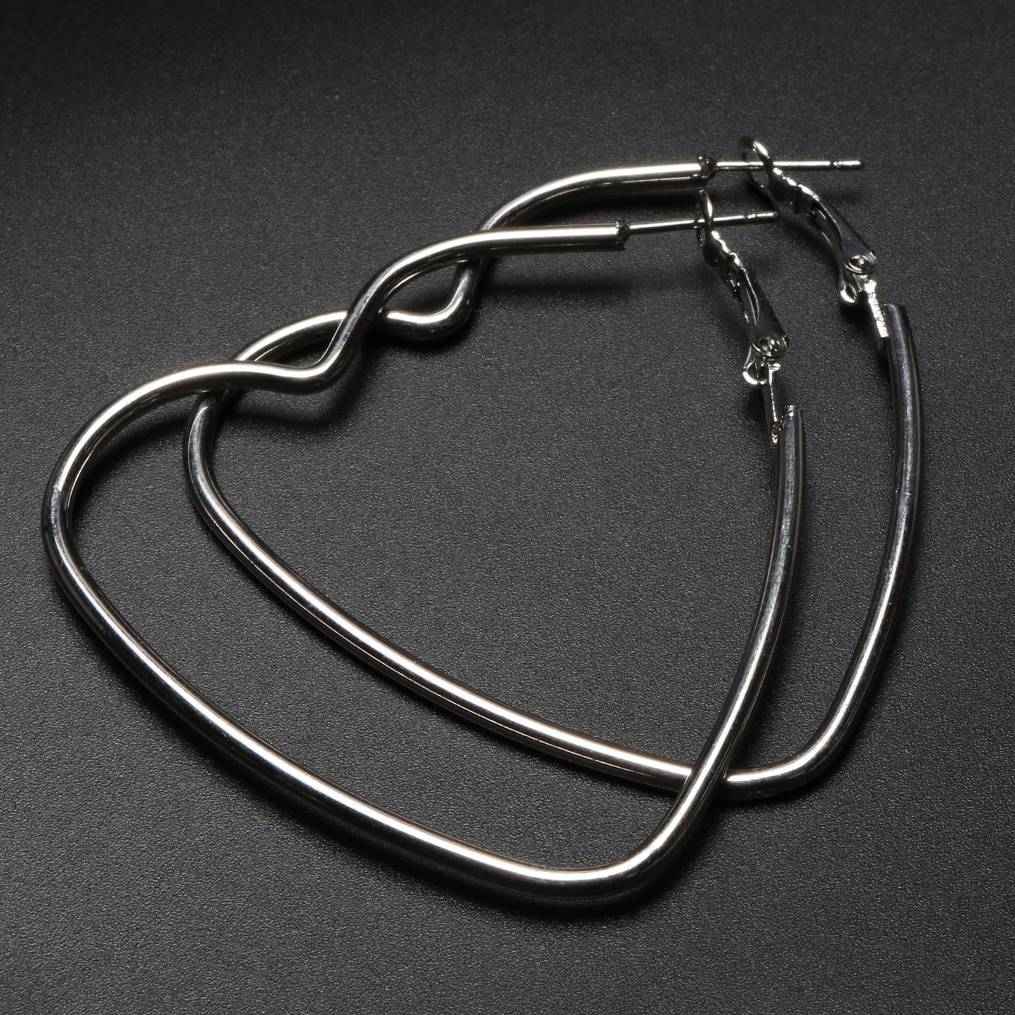Exaggerated Big Circle Female Gold Sier Earrings