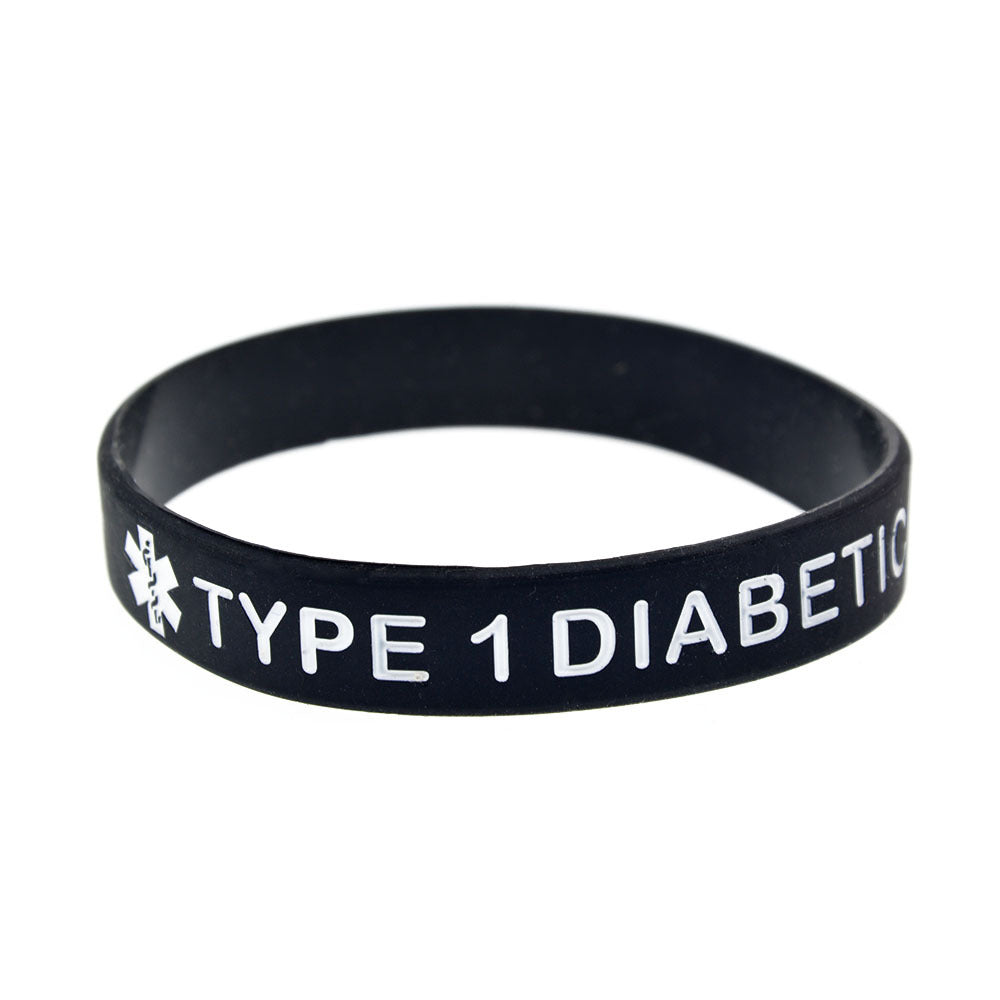 Women's & Men's Silicone Warning Message Adult Size Hand Bracelets