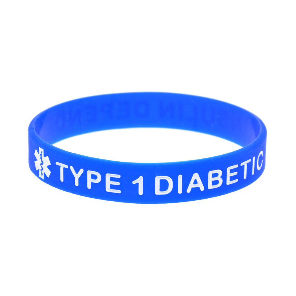 Women's & Men's Silicone Warning Message Adult Size Hand Bracelets