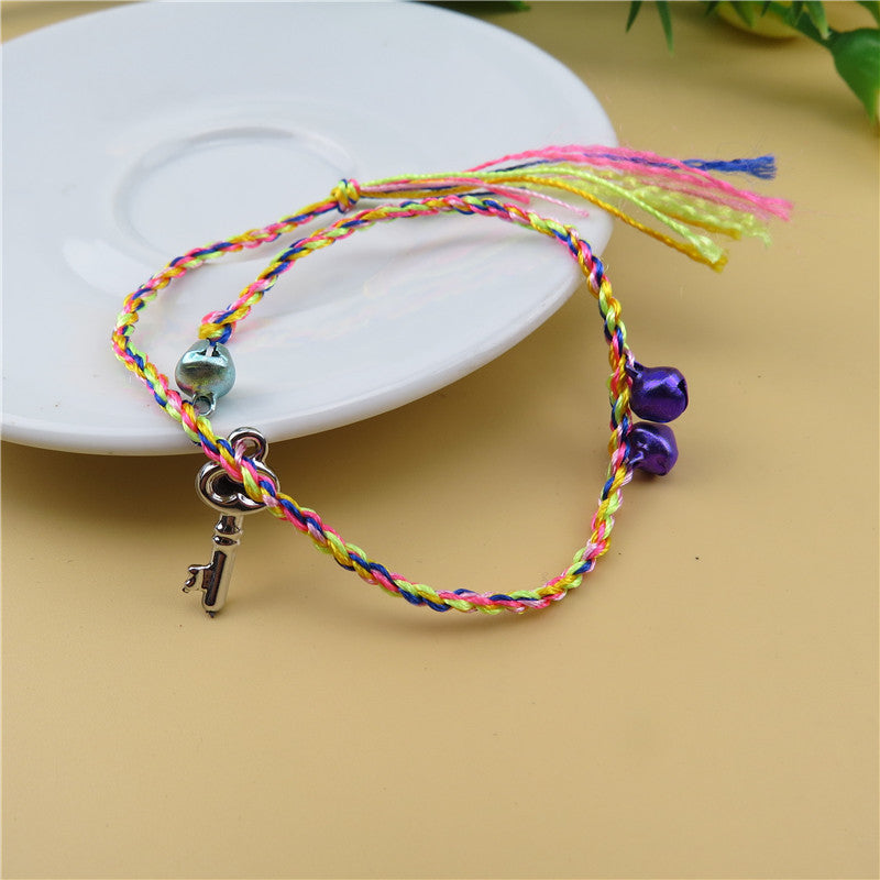 Women's & Men's Hand-woven Colorful Braided Rope Carrying Strap May Dragon Boat Bracelet