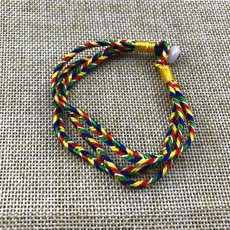 Women's & Men's Hand-woven Colorful Braided Rope Carrying Strap May Dragon Boat Bracelet