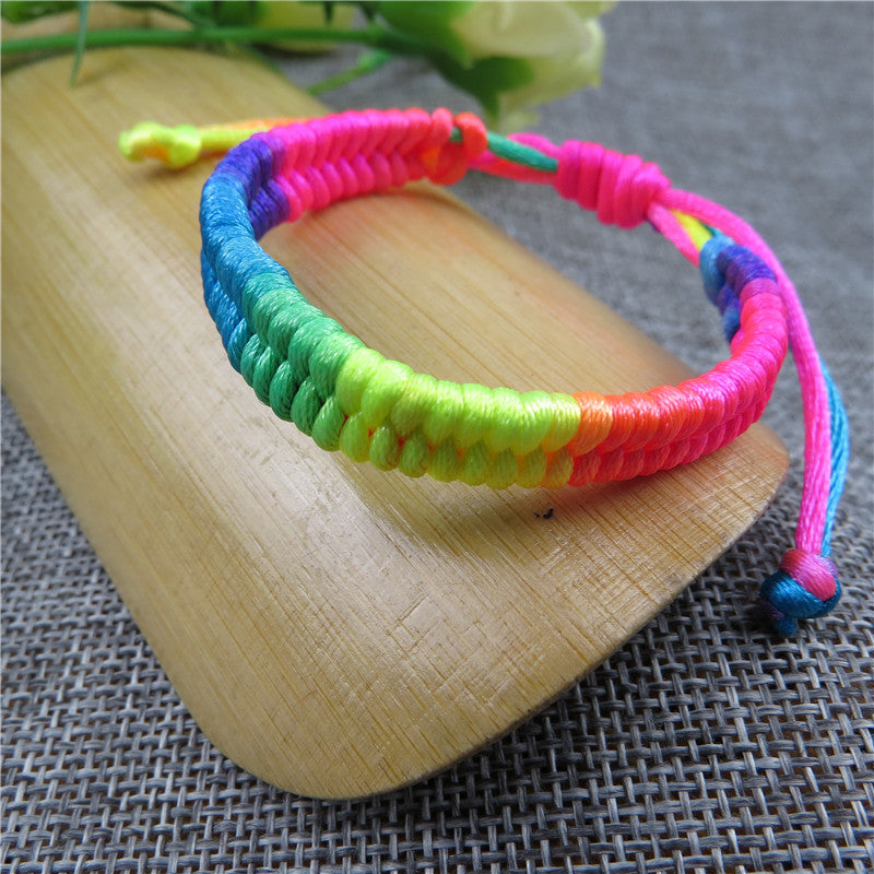 Women's & Men's Hand-woven Colorful Braided Rope Carrying Strap May Dragon Boat Bracelet