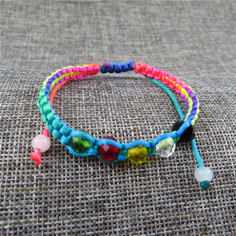 Women's & Men's Hand-woven Colorful Braided Rope Carrying Strap May Dragon Boat Bracelet