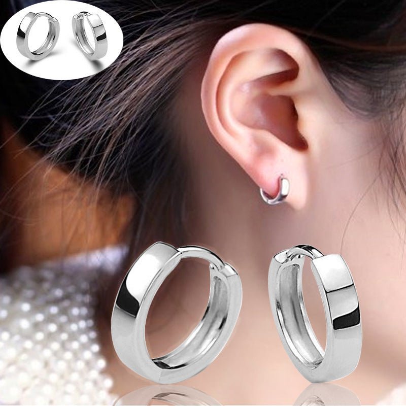 Women's & Men's Fashion Simple Glossy Mini Small Style Ear Buckle