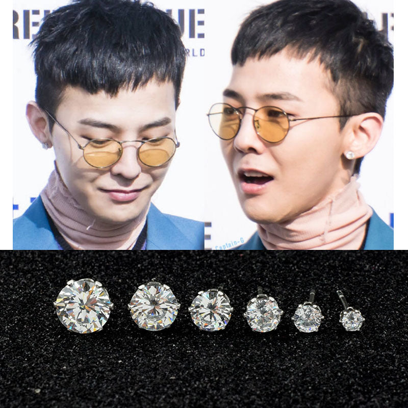 Hipster Rhinestone Zircon Nail Super Flash Artificial Ear Buckle
