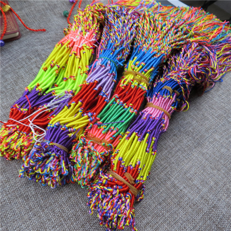 Women's & Men's Hand-woven Colorful Braided Rope Carrying Strap May Dragon Boat Bracelet