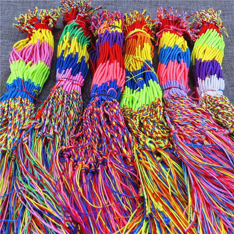 Women's & Men's Hand-woven Colorful Braided Rope Carrying Strap May Dragon Boat Bracelet
