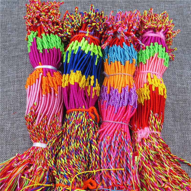 Women's & Men's Hand-woven Colorful Braided Rope Carrying Strap May Dragon Boat Bracelet