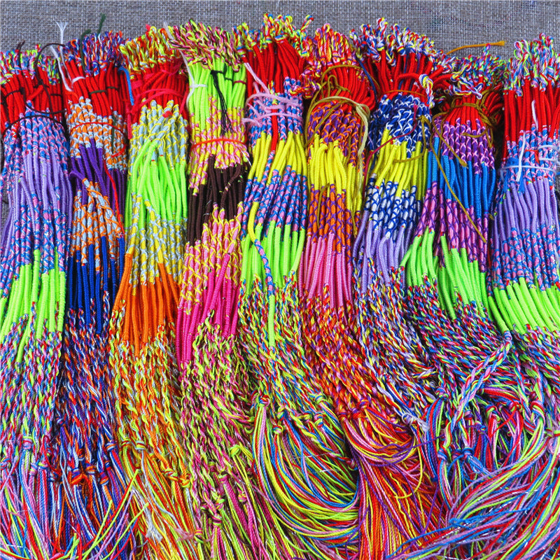 Women's & Men's Hand-woven Colorful Braided Rope Carrying Strap May Dragon Boat Bracelet